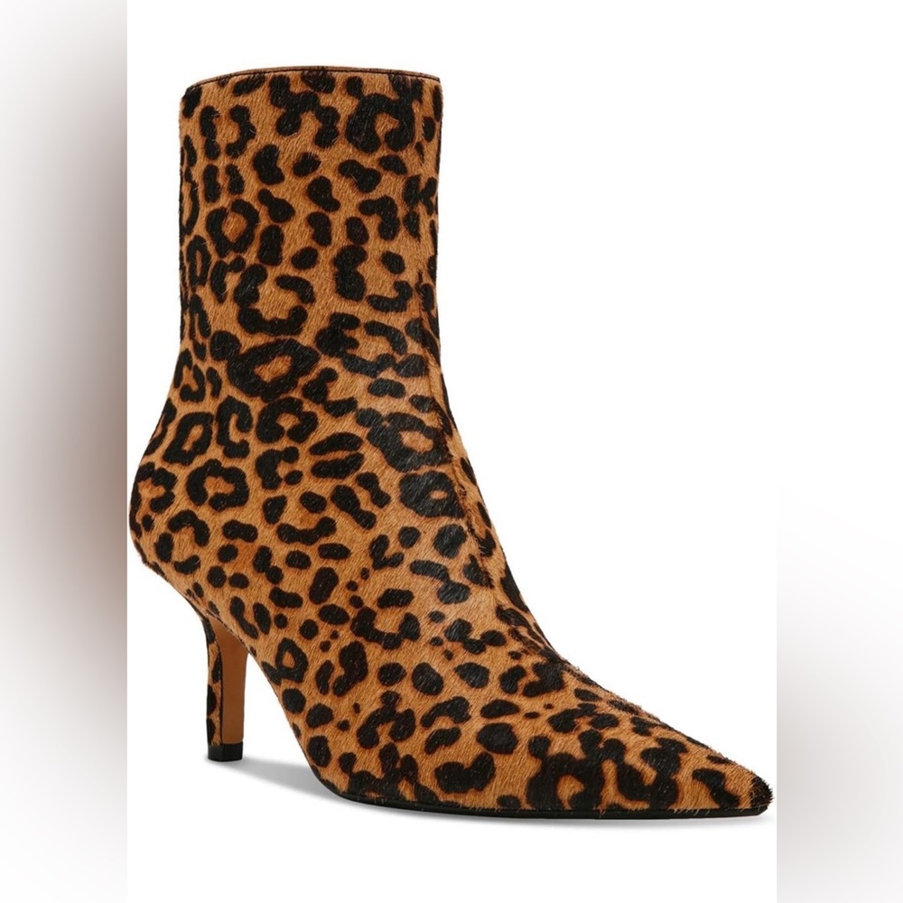 NEW! Steve Madden Size 5 ALSTON LEOPARD PRINT ANKLE BOOTS